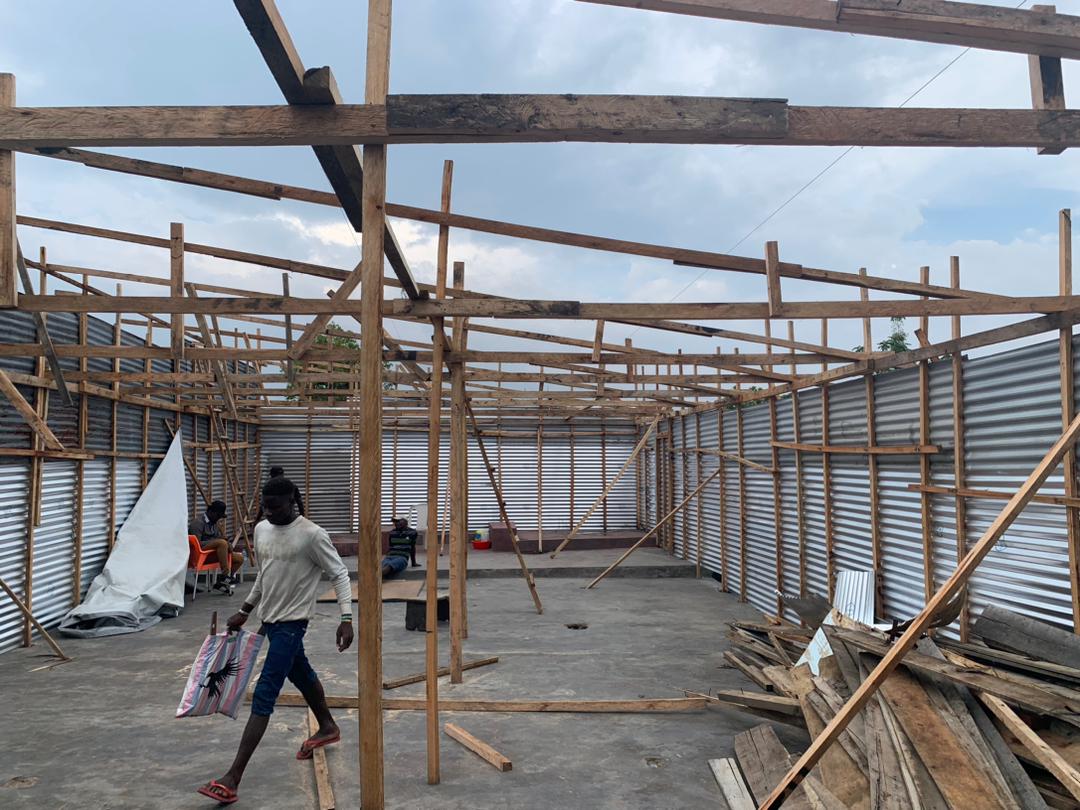 Construction de l'église